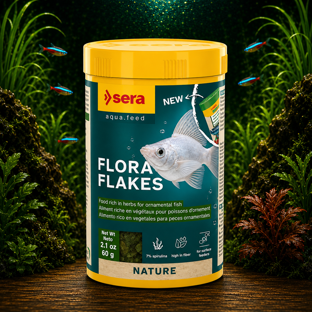 Sera Flora Nature Veggie Flakes