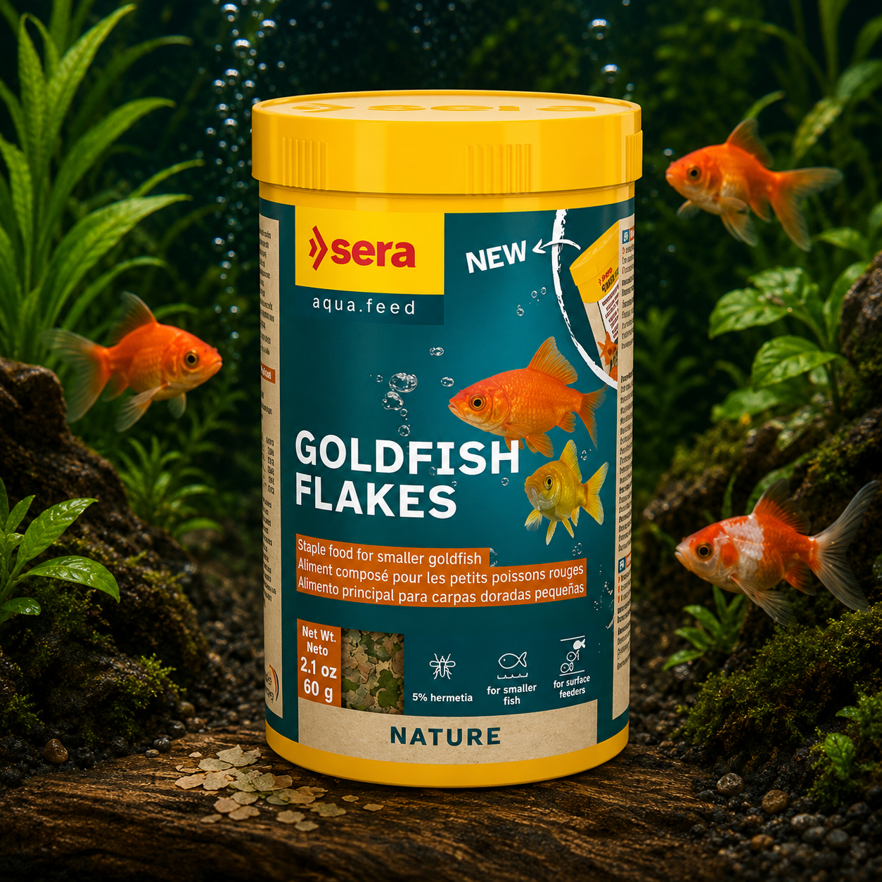 Sera Goldy Nature Goldfish Flakes