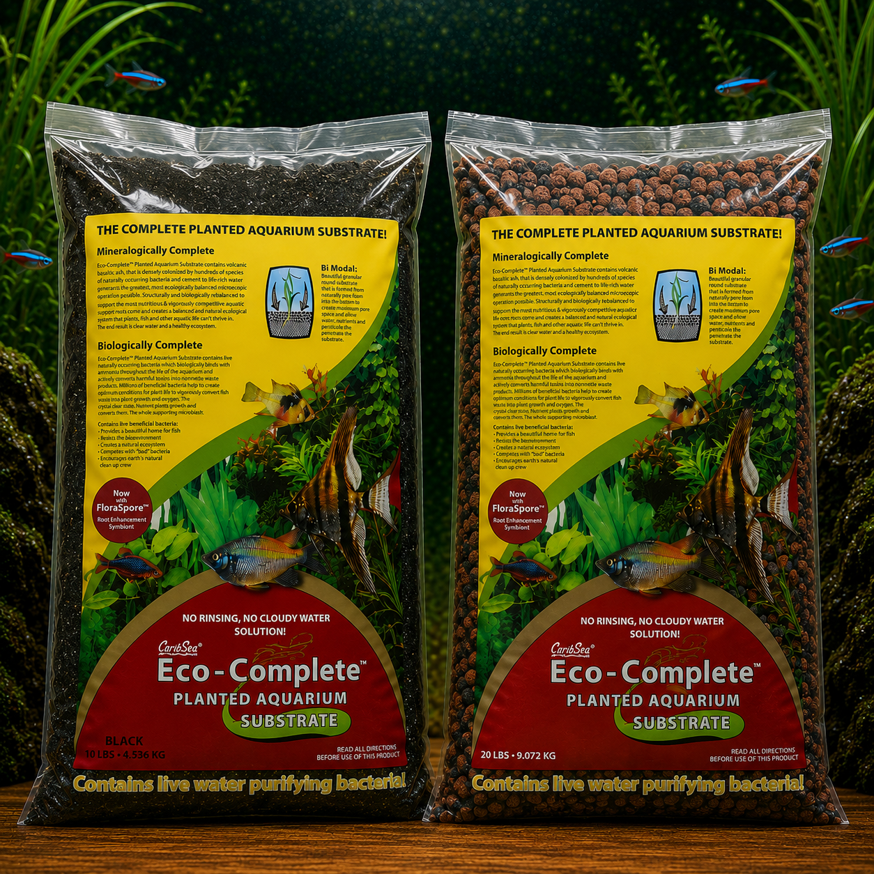 Caribsea Eco-Complete Substrate - 20lbs Bags