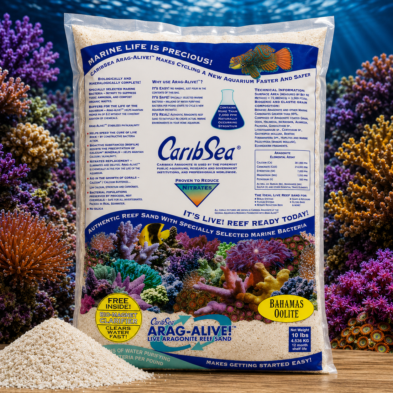 CaribSea Arag-Alive - Bahamas Oolite