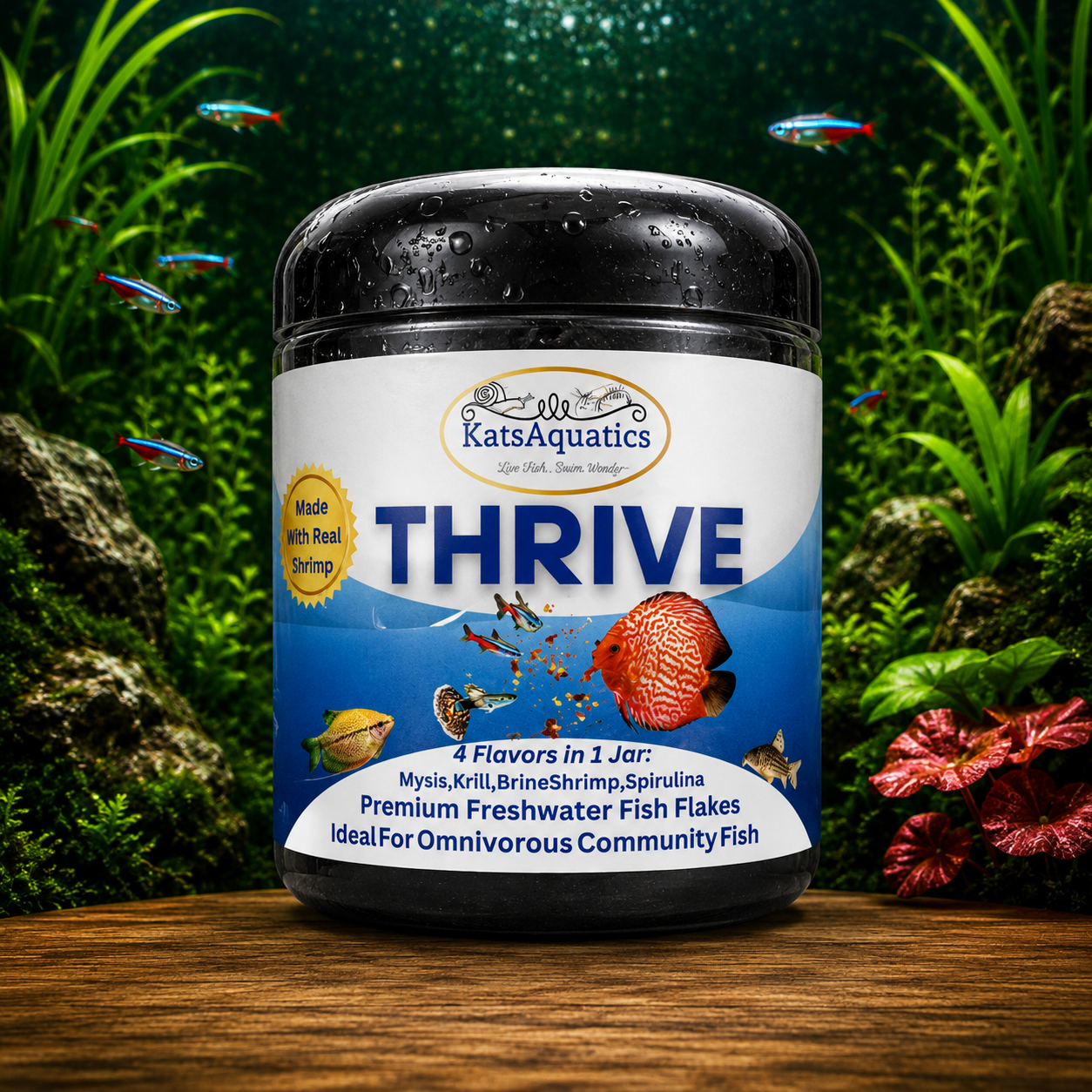 Kat's Aquatics - Thrive Flake Food